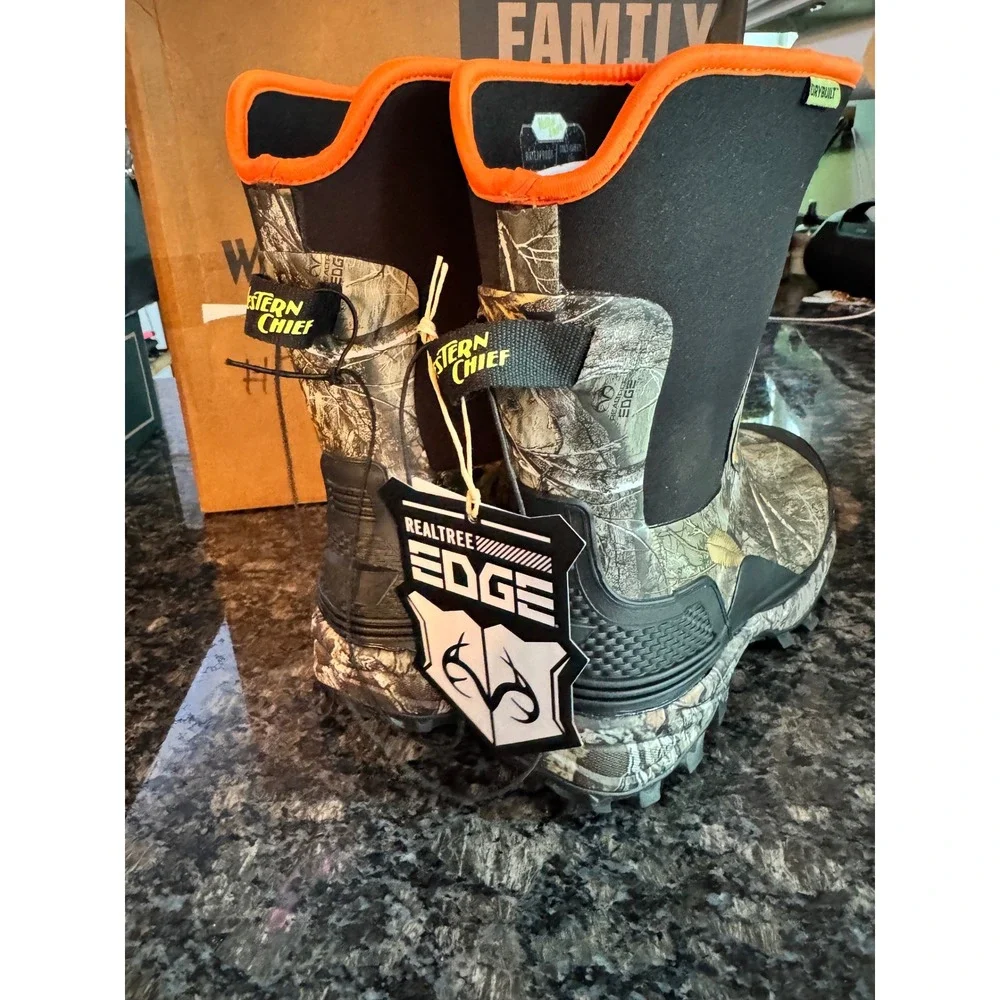 Western Chief Mens Ramble Neoprene Mid Waterproof Camo Boots 11 -20 Cold Rated